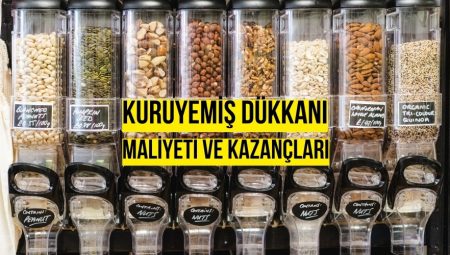 2024 Kuruyemiş Dükkanı Maliyeti ve Kazançları
